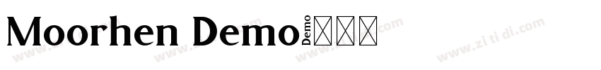 Moorhen Demo字体转换